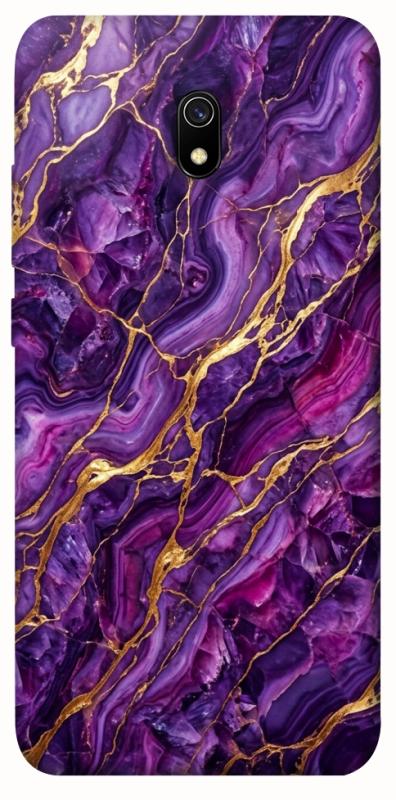 Чохол itsPrint Purple gold для Xiaomi Redmi 8a, мармур, купити оптом з доставкою