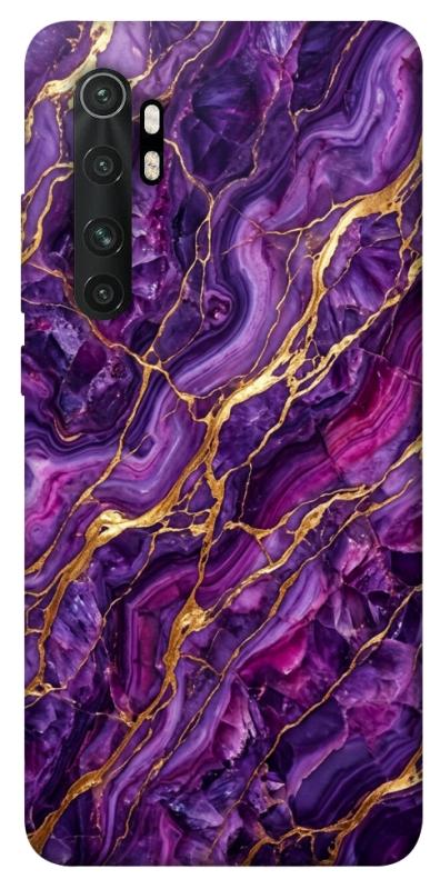 Чохол itsPrint Purple gold для Xiaomi Mi Note 10 Lite, мармур, купити оптом з доставкою