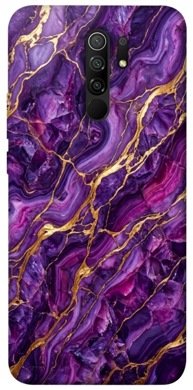 Чохол itsPrint Purple gold для Xiaomi Redmi 9, мармур, купити оптом з доставкою