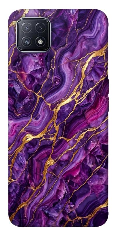 Чохол itsPrint Purple gold для Oppo A73, мармур, купити оптом з доставкою