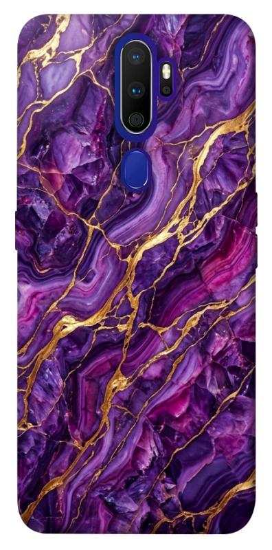 Чохол itsPrint Purple gold для Oppo A5 (2020) / Oppo A9 (2020), мармур, купити оптом з доставкою