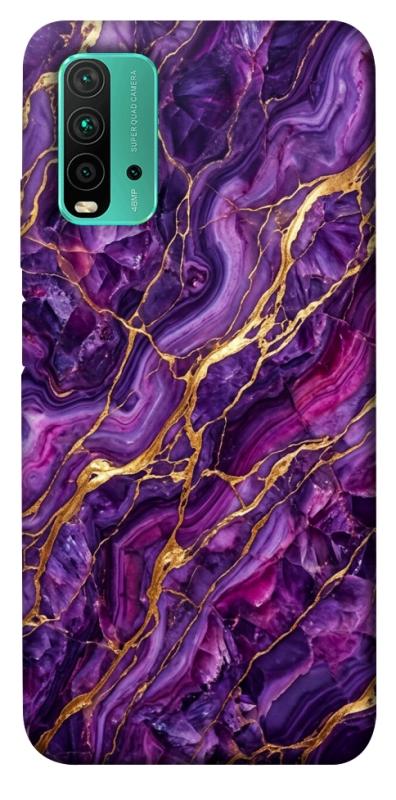 Чохол itsPrint Purple gold для Xiaomi Redmi Note 9 4G / Redmi 9 Power / Redmi 9T, мармур, купити оптом з доставкою