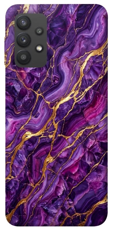 Чехол itsPrint Purple gold для Samsung Galaxy A32 (A325F) 4G, мрамор, купить оптом с доставкой