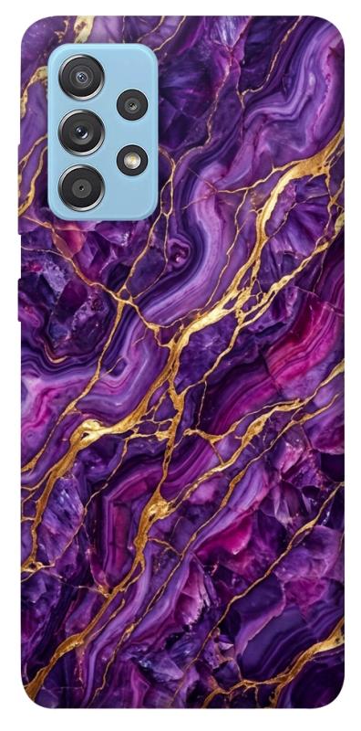 Чохол itsPrint Purple gold для Samsung Galaxy A52 4G / A52 5G, мармур, купити оптом з доставкою