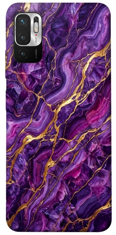 Чохол itsPrint Purple gold для Xiaomi Redmi Note 10 5G, мармур, купити оптом з доставкою