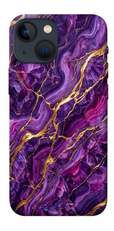 Чохол itsPrint Purple gold для Apple iPhone 13 mini (5.4"), мармур, купити оптом з доставкою
