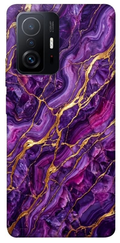 Чехол itsPrint Purple gold для Xiaomi 11T / 11T Pro, мрамор, купить оптом с доставкой