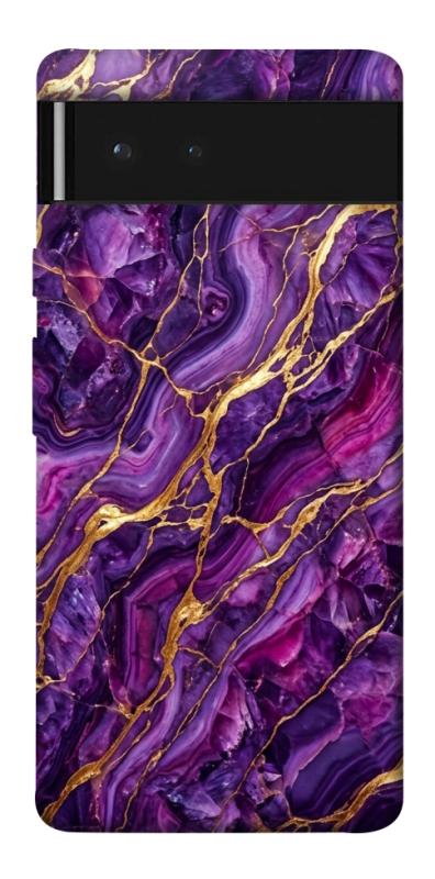 Чехол itsPrint Purple gold для Google Pixel 6, мрамор, купить оптом с доставкой