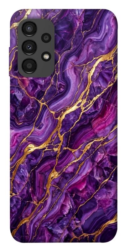 Чохол itsPrint Purple gold для Samsung Galaxy A13 4G, мармур, купити оптом з доставкою