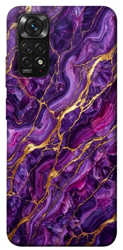 Чохол itsPrint Purple gold для Xiaomi Redmi Note 11 (Global) / Note 11S, мармур, купити оптом з доставкою