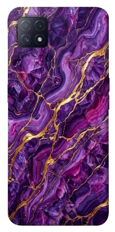 Чохол itsPrint Purple gold для Oppo A72 5G / A73 5G, мармур, купити оптом з доставкою