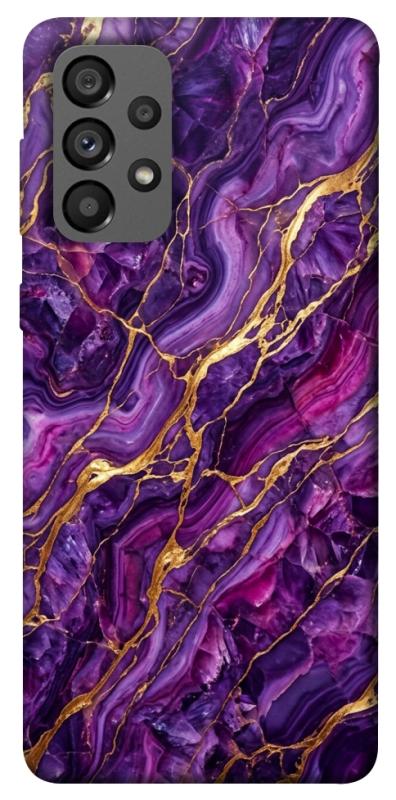 Чохол itsPrint Purple gold для Samsung Galaxy A73 5G, мармур, купити оптом з доставкою