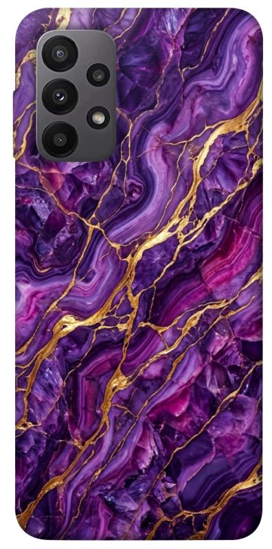 Чохол itsPrint Purple gold для Samsung Galaxy A23 4G, мармур, купити оптом з доставкою
