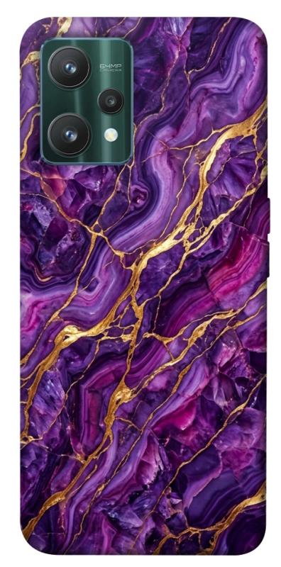Чохол itsPrint Purple gold для Realme 9 Pro, мармур, купити оптом з доставкою