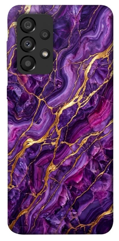Чохол itsPrint Purple gold для Samsung Galaxy A33 5G, мармур, купити оптом з доставкою