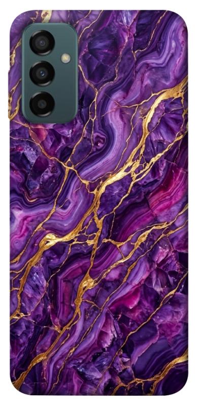 Чехол itsPrint Purple gold для Samsung Galaxy M23 5G, мрамор, купить оптом с доставкой