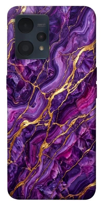 Чохол itsPrint Purple gold для Realme 9 4G / 9 Pro+, мармур, купити оптом з доставкою
