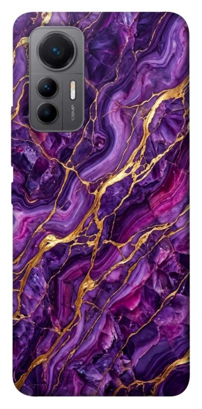 Чохол itsPrint Purple gold для Xiaomi 12 Lite, мармур, купити оптом з доставкою