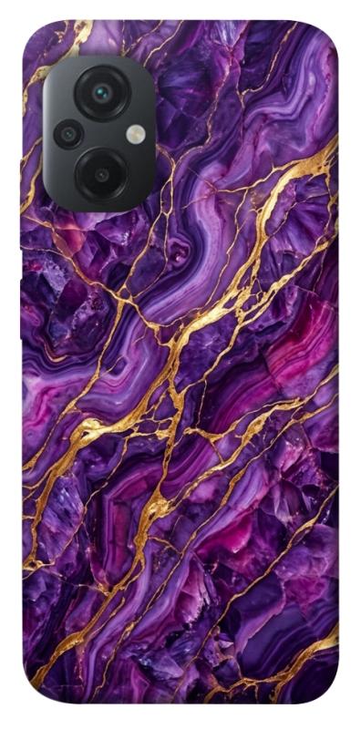 Чохол itsPrint Purple gold для Xiaomi Poco M5, мармур, купити оптом з доставкою