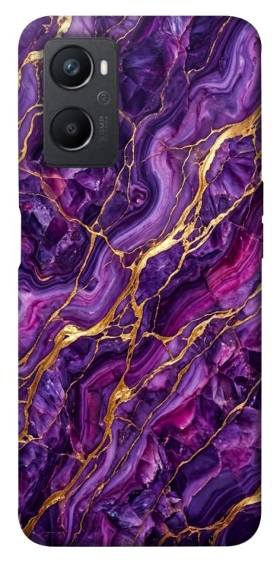 Чохол itsPrint Purple gold для Oppo A96, мармур, купити оптом з доставкою