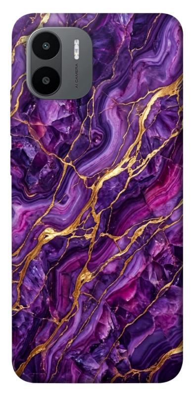 Чохол itsPrint Purple gold для Xiaomi Redmi A1 / A2, мармур, купити оптом з доставкою