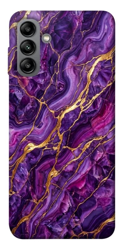Чехол itsPrint Purple gold для Samsung Galaxy A04s, мрамор, купить оптом с доставкой