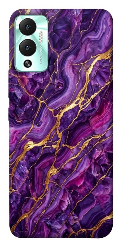 Чехол itsPrint Purple gold для Infinix Hot 12 Play, мрамор, купить оптом с доставкой