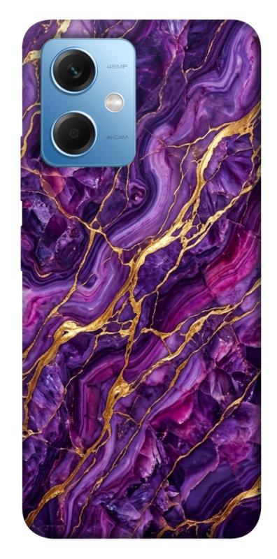 Чохол itsPrint Purple gold для Xiaomi Redmi Note 12 5G, мармур, купити оптом з доставкою