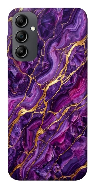 Чохол itsPrint Purple gold для Samsung Galaxy A14 4G/5G, мармур, купити оптом з доставкою
