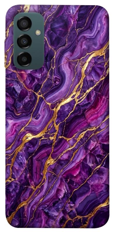 Чохол itsPrint Purple gold для Samsung Galaxy M14 5G, мармур, купити оптом з доставкою