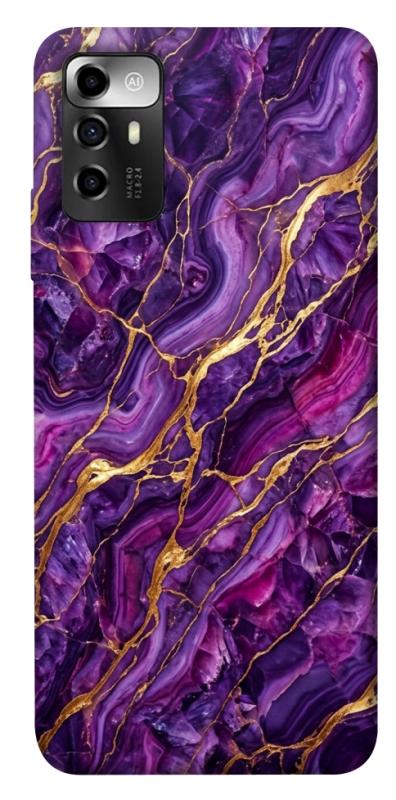 Чохол itsPrint Purple gold для ZTE Blade V40 Vita, мармур, купити оптом з доставкою