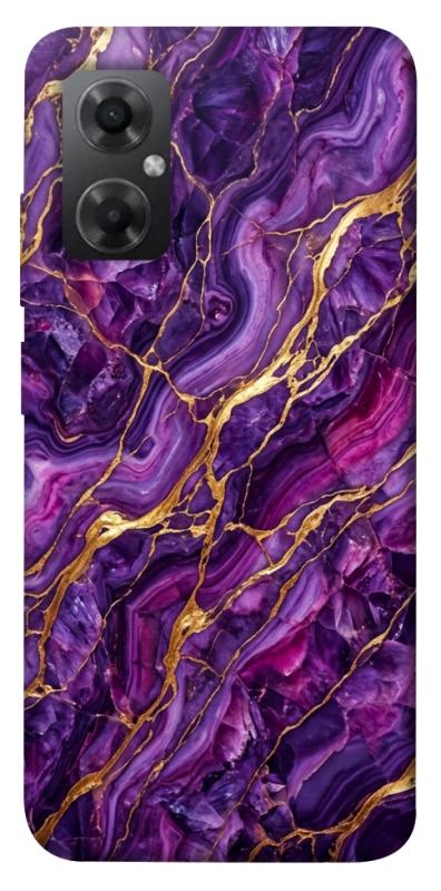Чохол itsPrint Purple gold для Xiaomi Redmi Note 11R, мармур, купити оптом з доставкою