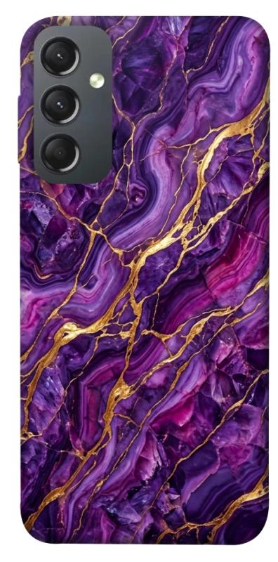 Чохол itsPrint Purple gold для Samsung Galaxy A24 4G, мармур, купити оптом з доставкою