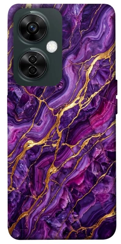 Чохол itsPrint Purple gold для OnePlus Nord CE 3 Lite, мармур, купити оптом з доставкою