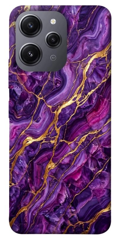 Чохол itsPrint Purple gold для Xiaomi Redmi 12, мармур, купити оптом з доставкою