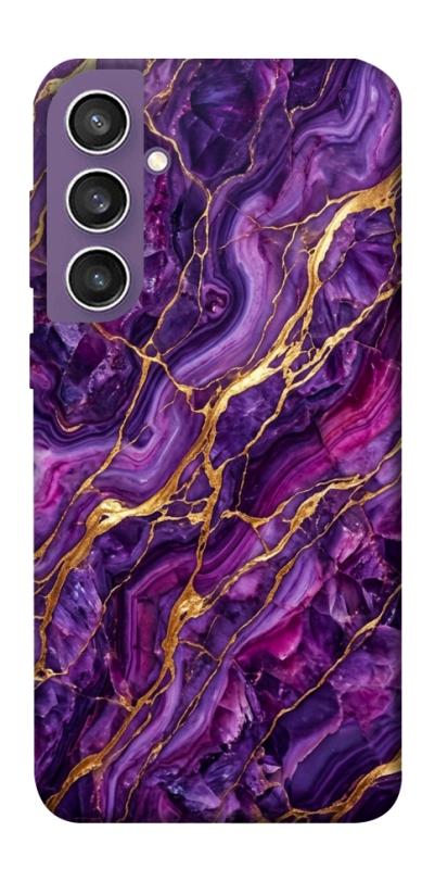 Чехол itsPrint Purple gold для Samsung Galaxy S23 FE, мрамор, купить оптом с доставкой