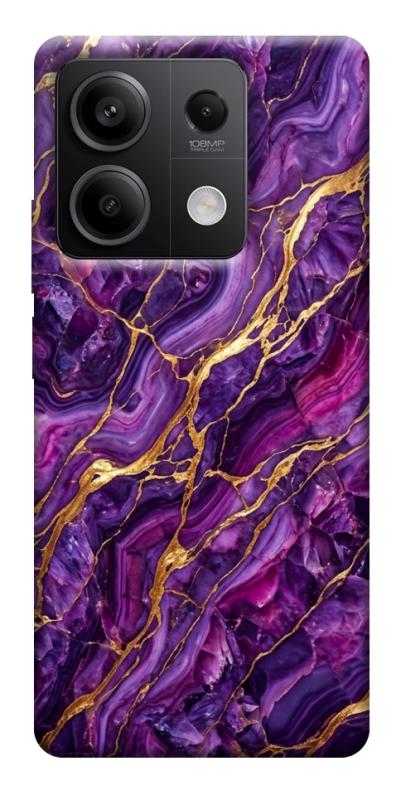 Чехол itsPrint Purple gold для Xiaomi Redmi Note 13 5G, мрамор, купить оптом с доставкой