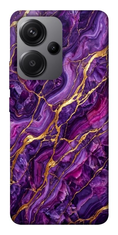 Чехол itsPrint Purple gold для Xiaomi Redmi Note 13 Pro+, мрамор, купить оптом с доставкой