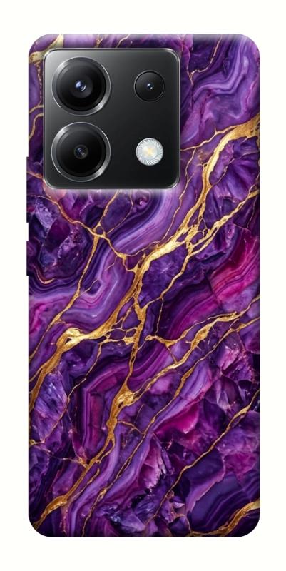 Чехол itsPrint Purple gold для Xiaomi Poco X6, мрамор, купить оптом с доставкой