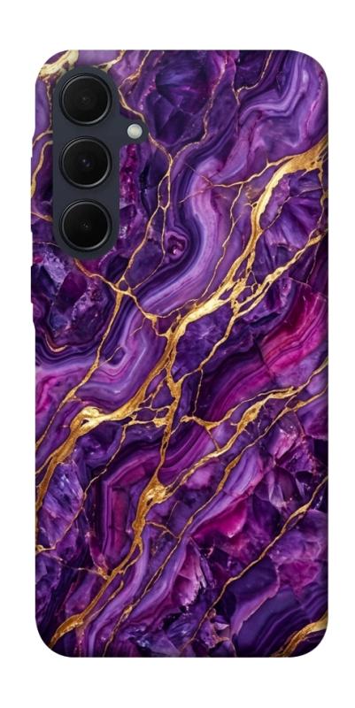 Чехол itsPrint Purple gold для Samsung Galaxy A35, мрамор, купить оптом с доставкой