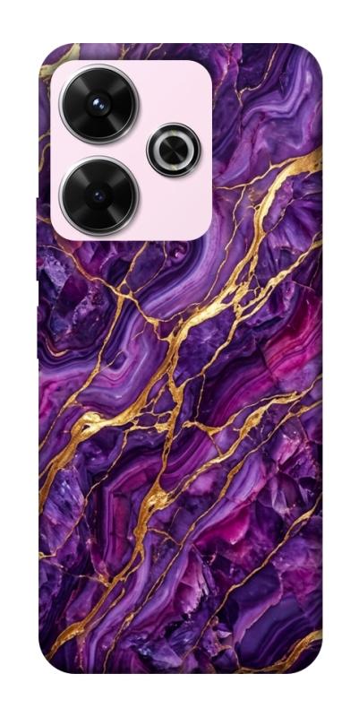 Чехол itsPrint Purple gold для Xiaomi Redmi 13 4G / Poco M6 4G, мрамор, купить оптом с доставкой