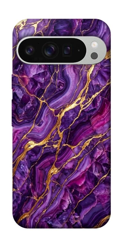 Чехол itsPrint Purple gold для Google Pixel 9 Pro XL, мрамор, купить оптом с доставкой