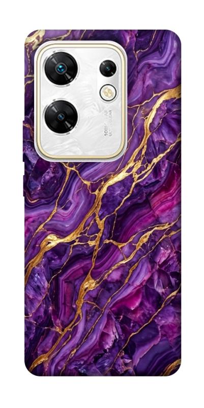 Чехол itsPrint Purple gold для Infinix Zero 30 4G, мрамор, купить оптом с доставкой