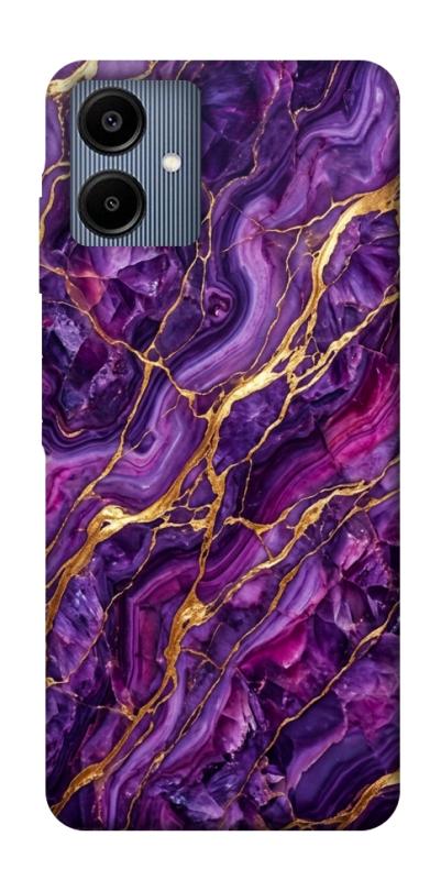 Чехол itsPrint Purple gold для Samsung Galaxy A06, мрамор, купить оптом с доставкой