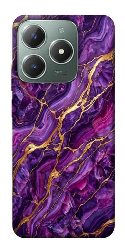 Чехол itsPrint Purple gold для Realme C61 4G, мрамор, купить оптом с доставкой