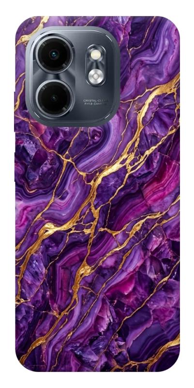 Чехол itsPrint Purple gold для Infinix Smart 9 4G / Hot 50i, мрамор, купить оптом с доставкой