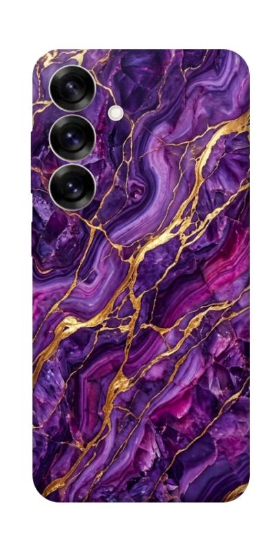 Чехол itsPrint Purple gold для Samsung Galaxy S25+, мрамор, купить оптом с доставкой