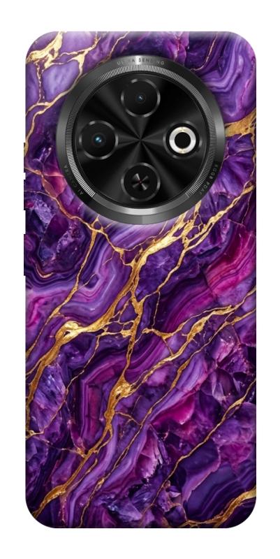 Чохол itsPrint Purple gold для TECNO Spark 30C, мармур, купити оптом з доставкою