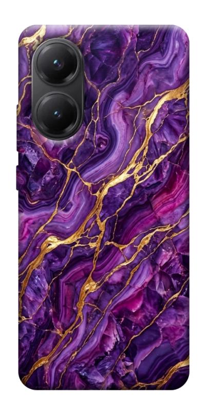 Чехол itsPrint Purple gold для Xiaomi Poco X7 Pro, мрамор, купить оптом с доставкой