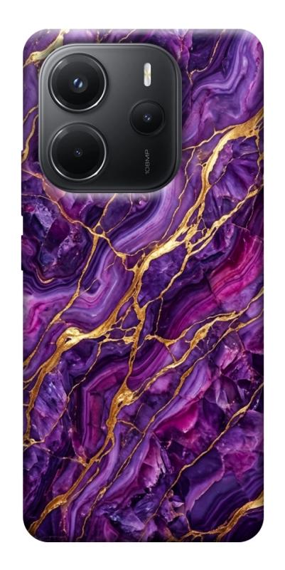 Чехол itsPrint Purple gold для Xiaomi Redmi Note 14 4G (Europe version), мрамор, купить оптом с доставкой